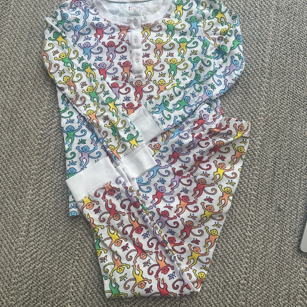 Colorful Kids Pajamas with Animal Print